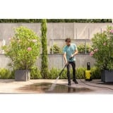 Kärcher K 4 WCM Premium Home, Hochdruckreiniger gelb/schwarz, mit Dreckfräser, Schlauchtrommel und Flächenreiniger