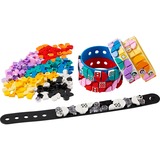 LEGO 41947 DOTS Disney Mickys Armband-Kreativset, Konstruktionsspielzeug 5-in-1 Bastelset, DIY Schmuckset für Kinder, mit Glitzer- und Minnie-Maus-Steinchen