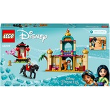 LEGO 43208 Disney Princess Jasmins und Mulans Abenteuer, Konstruktionsspielzeug 
