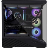Lian Li Vector V100 , Tower-Gehäuse schwarz, Tempered Glass x 2