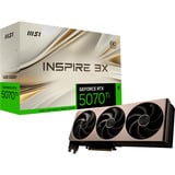 MSI GeForce RTX 5070 Ti 16G INSPIRE 3X OC, Grafikkarte DLSS 4, 3x DisplayPort, 1x HDMI 2.1