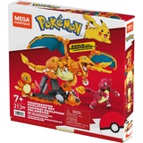 Mattel MEGA Pokémon Glumanda Evolution Set, Konstruktionsspielzeug 