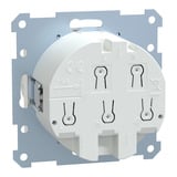 Merten Fehlerstromschutz-Steckdosen-Einsatz mit erhöhtem Berührungsschutz, Typ 233819 weiß (glänzend), Retail