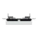 Merten Wippe für Wechselschalter Kreuzschalter und Taster Einsatz weiß (glänzend), Retail