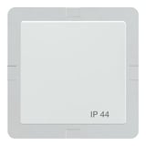 Merten Wippe für Wechselschalter Kreuzschalter und Taster Einsatz weiß (glänzend), Retail