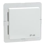 Merten Wippe für Wechselschalter Kreuzschalter und Taster Einsatz weiß (glänzend), Retail