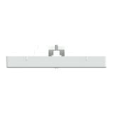 Merten Zentralplatte einfach für Universal-Anschluss-Einsätze, glänzend, Kunststoff, Unterputz weiß (glänzend), Retail