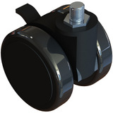 Next Level Racing Lockable Castor Wheels, Rollen schwarz, 10 Stück