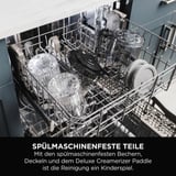 Ninja CREAMi Deluxe Eismaschine NC502EU schwarz/silber, für 2.100ml Eiscreme, 800 Watt