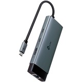 TP-Link UH6120C USB Type-C 6 in 1 Hub, Dockingstation grau/schwarz