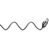 goobay Ethernet-Adapterkabel USB-A 3.2 Gen1 > RJ-45, Slim schwarz/grau, 3 Meter