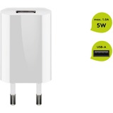 goobay USB-Ladegerät 1 A (5W) weiß weiß