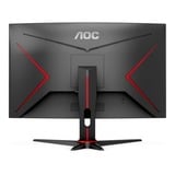 AOC AGON C27G2E/BK, Gaming-Monitor 68.6 cm (27 Zoll), schwarz/rot, Full HD, VA, HDR, Adaptive-Sync, HDMI, DisplayPort, 165Hz Panel