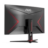 AOC AGON C27G2E/BK, Gaming-Monitor 68.6 cm (27 Zoll), schwarz/rot, Full HD, VA, HDR, Adaptive-Sync, HDMI, DisplayPort, 165Hz Panel