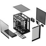 APNX V2-F-BK-v1, Tower-Gehäuse schwarz, Tempered Glass x 3