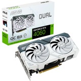 ASUS GeForce RTX 4060 DUAL OC WHITE, Grafikkarte DLSS 3, 3x DisplayPort, 1x HDMI 2.1