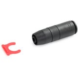 Alphacool ES Schnellverschlusskupplung TPV PushIn Female, Verbindung schwarz