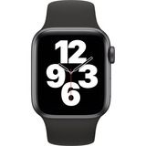 Apple Watch SE, Smartwatch schwarz/dunkelblau, 40mm, Sportarmband, Aluminium-Gehäuse, LTE