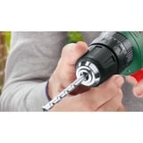 Bosch Akku-Schlagbohrschrauber EasyImpact 1200 + Bit- und Bohrer-Set grün/schwarz, 2x Li-Ionen Akku 1,5Ah, Koffer