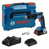 Bosch Akku-Trockenbauschrauber GTB 18V-45 Professional blau/schwarz, 2x Akku ProCORE18V 4,0Ah, in L-BOXX