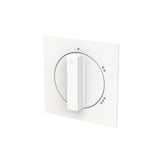 Busch-Jaeger Zentralscheibe mit Drehgriff, Abdeckung weiß, Retail