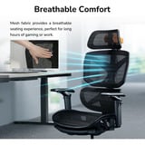 Cougar Gaming-Stuhl Terminator Air schwarz/silber