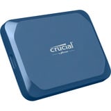 Crucial X10 Portable SSD 2 TB, Externe SSD blau, USB-C 3.2