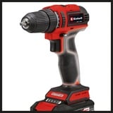 EINHELL Power X-Change Akku-Bohrschrauber TE-CD 18/40 Li BL, 18Volt rot/schwarz, 2x Li-Ion-Akku 2,0Ah, im Koffer