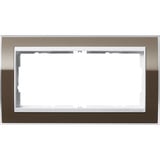 Gira Abdeckrahmen für reinweiß braun, Retail