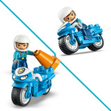 LEGO 10471 DUPLO Town Blaues Polizeimotorrad, Konstruktionsspielzeug 