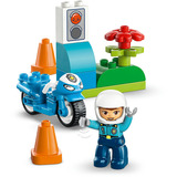 LEGO 10471 DUPLO Town Blaues Polizeimotorrad, Konstruktionsspielzeug 