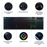 Logitech G915 LIGHTSPEED, Gaming-Tastatur schwarz, DE-Layout, GL Linear