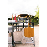 Ooni Modular Table V2 Large UU-P2F100, Untergestell schwarz/edelstahl, für Ooni Pizzaofen samt Zubehör