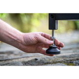 Ooni Modular Table V2 Large UU-P2F100, Untergestell schwarz/edelstahl, für Ooni Pizzaofen samt Zubehör