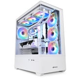Sharkoon AK6 RGB    , Tower-Gehäuse weiß, Tempered Glass x 2