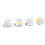 Sharkoon Gateron Cap V2 Milky-Yellow Switch-Set, Tastenschalter gelb/transparent, 35 Stück