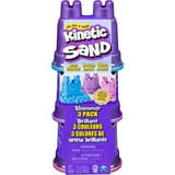 Spin Master Kinetic Sand - Schimmer Sand 3er Pack, Spielsand 340 Gramm