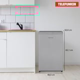 Telefunken CF-33-101-S2, Kühlschrank silber