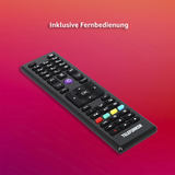 Telefunken XH24O550M-W, LED-Fernseher 60 cm (24 Zoll), weiß, WXGA (HD-ready), Triple Tuner, Mediaplayer