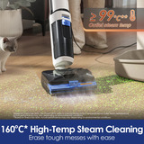 Tineco FLOOR ONE S6 Stretch Steam Plus, Nass-/Trockensauger weiß