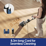 Tineco FLOOR ONE S6 Stretch Steam Plus, Nass-/Trockensauger weiß