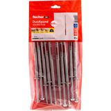 fischer Langschaftdübel DuoXpand 10x160 FUS  hellgrau/rot, 10 Stück
