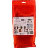 fischer Langschaftdübel DuoXpand 10x160 FUS  hellgrau/rot, 10 Stück