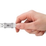 goobay Ethernet-Adapterkabel USB-A 3.2 Gen1 > RJ-45, Slim weiß, 3 Meter