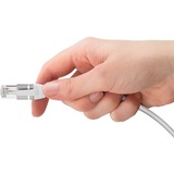 goobay Ethernet-Adapterkabel USB-C 3.2 Gen2 > RJ-45, Slim weiß, 1 Meter