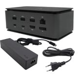 i-tec USB4 Metal Docking Station Dual 4K, Dockingstation HDMI, DP, PD 80 W, mit Ladegerät