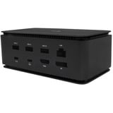 i-tec USB4 Metal Docking Station Dual 4K, Dockingstation HDMI, DP, PD 80 W, mit Ladegerät