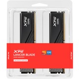 ADATA DIMM 32 GB DDR5-6000 (2x 16 GB) Dual-Kit, Arbeitsspeicher schwarz, AX5U6000C3016G-DTLABBK, XPG Lancer Blade, INTEL XMP, AMD EXPO