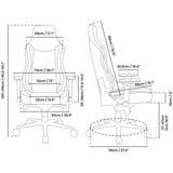 Arozzi Vernazza Supersoft Fabric, Gaming-Stuhl schwarz/grau, Black