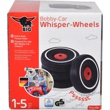 BIG Bobby Car Classic Flüsterreifen Set, Räder-Set schwarz